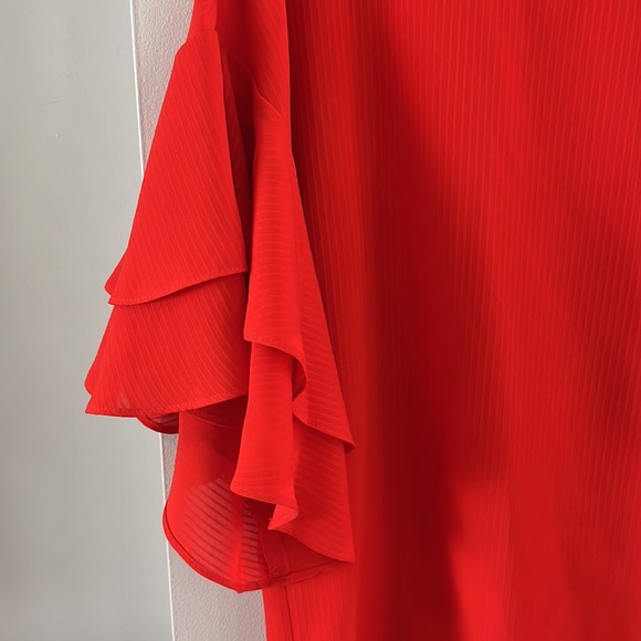 H&M Bright Red Blouse - Picture 2 of 4